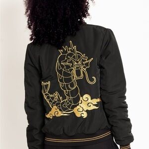 BlackMilk Gyarados Gold Bomber Jacket